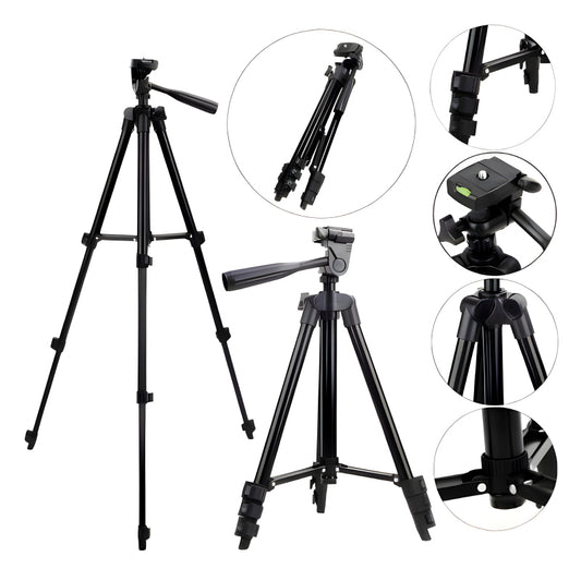 3301 Multi-Functional Professional Lightweight Portable Tripod Stand For Mobile Phones And Cameras