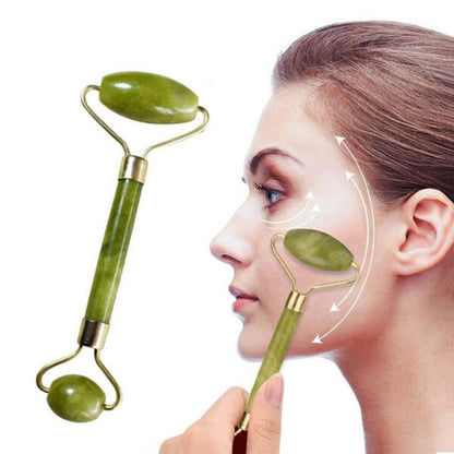 Flawless Jade Roller 2 In 1 Jade Roller & Gua Sha Set