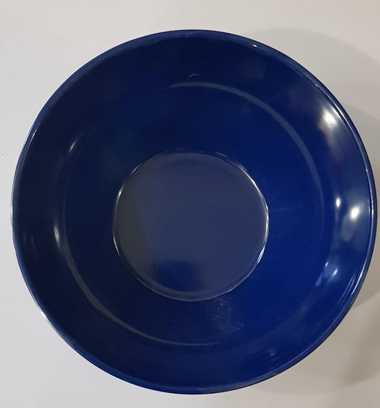 Blue Soup Bowl Tableware Food Grade Glaze Melamine Anti Knock Bowl