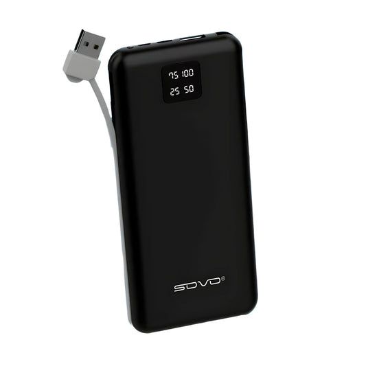 SOVO X22 10,000mAh Fast Charging Ultra-Thin Polymer Portable Power Bank