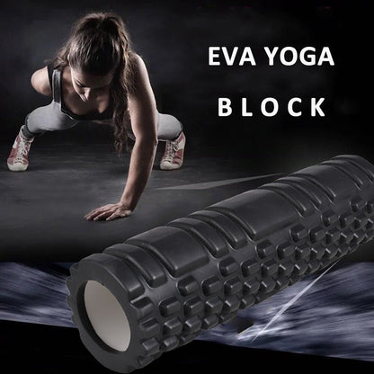 9.5*33cm Yoga Block Fitness Equipment Pilates Foam Roller Yoga Exercises Muscle For Fitness