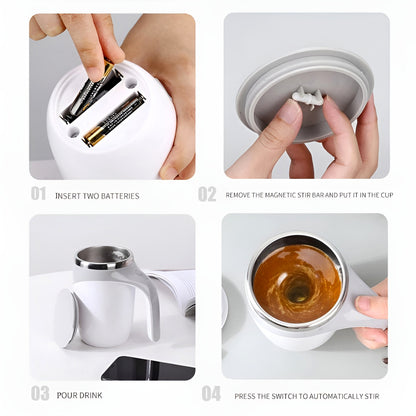 Dtm-630 Smart 380Ml Portable Automatic Magnetic Self-Stirring Cup