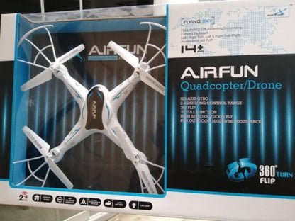 Air Fun AF960 Drone White Quadcopter 360 ° Function 3d 6 Axis Gyroscope Drone