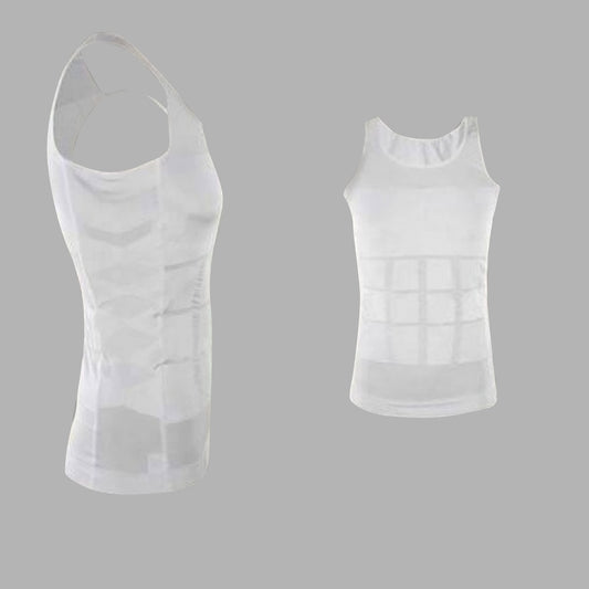 Men Slim Body Lift Shaper Body Tummy Shapers Vest Waist Muscle Girdle Shirt Posture Corrector