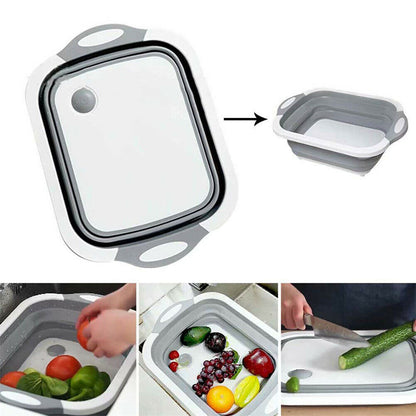 4-In-1 Multiboard High Quality Drain Basket Foldable For Kitchen Fruits