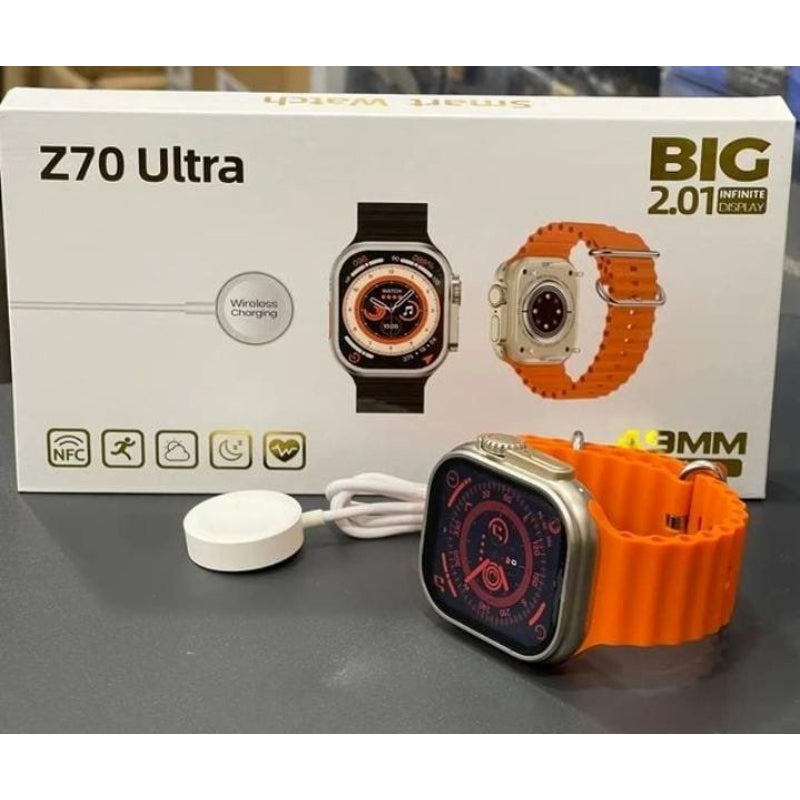 Z70 Ultra 2.01 Inch Big Infinite Display Series 8 Bluetooth Calling Smart Watch