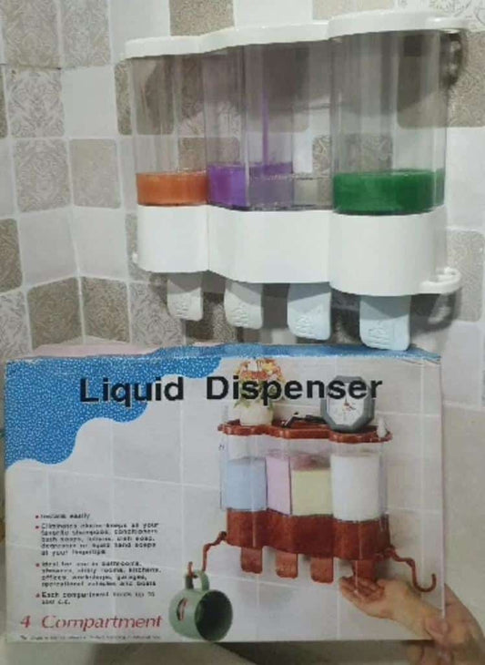 Liquid Dispenser 4 Compartment