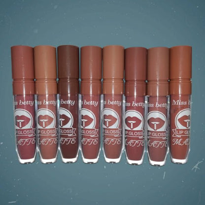 (pack Of 8) High Pigment Matte Lipgloss,