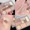 10 Color Eye Shadow Palette Colorful Eyes Pigment Makeup Palette Beauty Highlighter Bronzers Palette