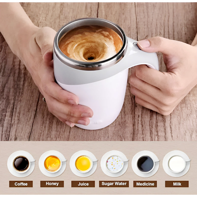 Dtm-630 Smart 380Ml Portable Automatic Magnetic Self-Stirring Cup