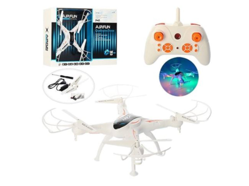 Air Fun AF960 Drone White Quadcopter 360 ° Function 3d 6 Axis Gyroscope Drone