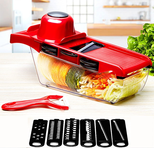 10 In 1 Mandoline Vegetable Slicer Cutter With Box