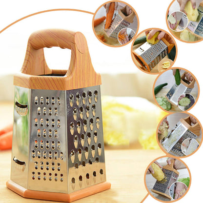 6 Sided Stainless-Steel Multi-Purpose Grater