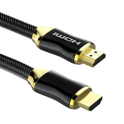 1.5m HDMI Cable 2.0 Zinc Alloy Cord 24k Gold-Plated 4K 1080P Universal