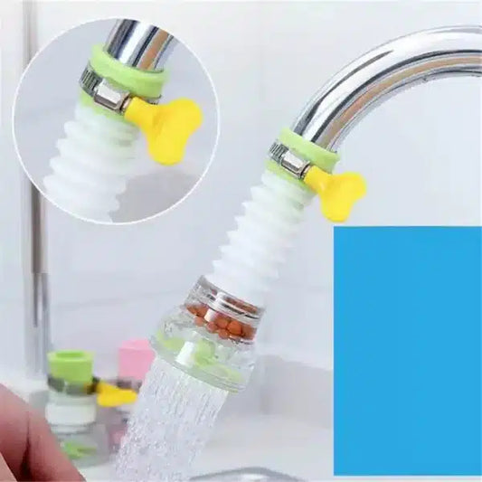 Shower Splash Fan Faucet Water-Saving Filter Shower Water Rotating Spray