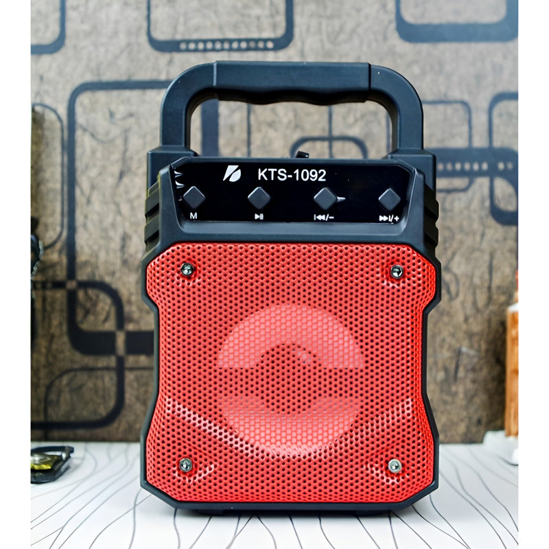 "KTS-1092 Mini Portable 3-Inch Wireless Bluetooth Speaker with High-Quality Sound and Mic Option "