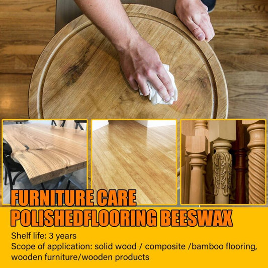 Wood Care Wax Solid Wood Furniture Polishing Seasoning Beeswax Polisher Waterproof