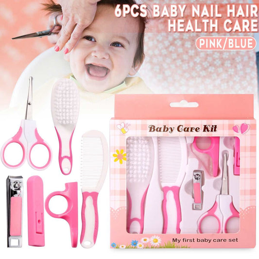 6 Pcs Baby Grooming Practical Clipper Trimmer Convenient Daily Baby Hair Brush Baby Care Kit