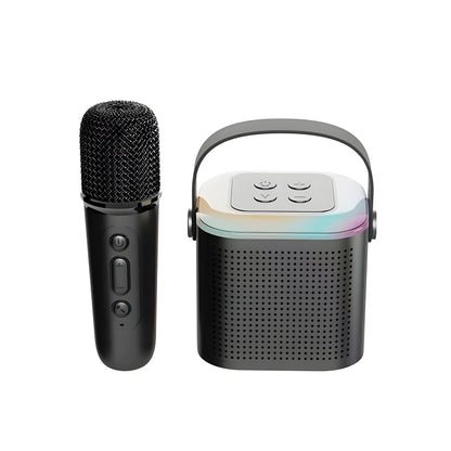 Y1 Mini RGB Lighting USB Rechargeable Wireless Karaoke Speaker With Microphone