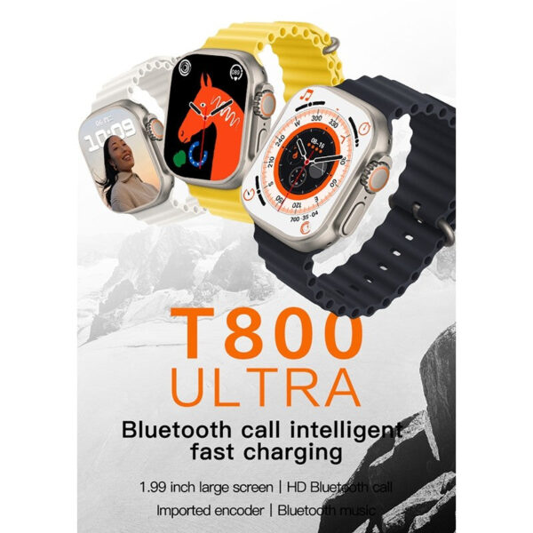 T800 Series 8 Ultra Smart Watch With 1.99 Inches Big Display - Image 7