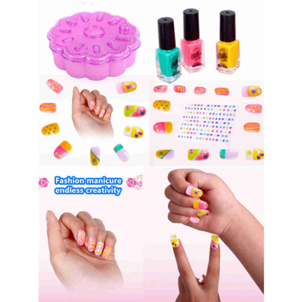 Nail Art Studio Girl’s Creator Fabulous Decorator Sparkling Nail Set