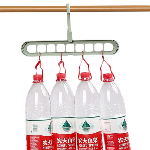 Pack Of 10 Rotate Anti-Skid Folding Hanger Portable Hanging For Home Wet Dry Clothes - Image 13