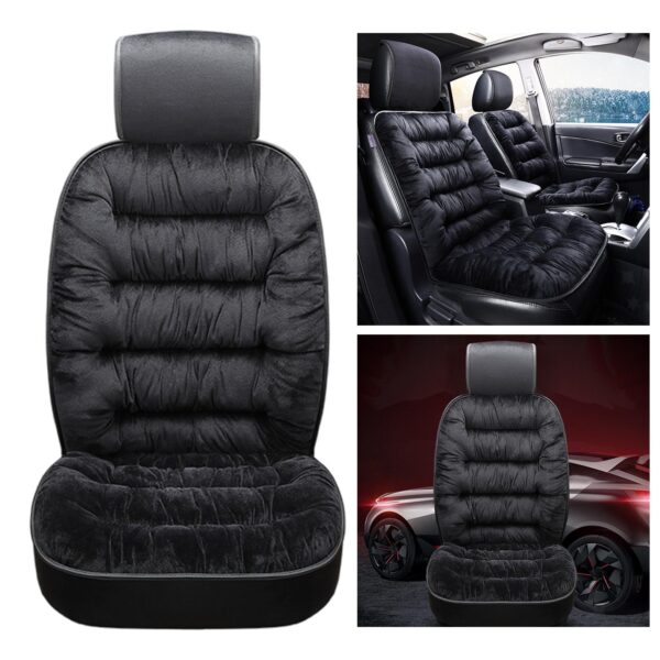 Car Cushion Seat Back Support Velvet Car Cushion Seat 21×43 Inches - Image 2