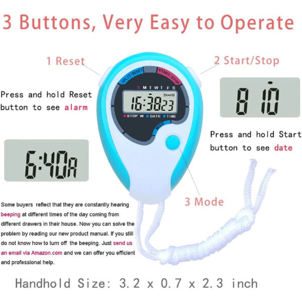 Multifunctional Best Design Professional Handheld Stopwatch - Image 4