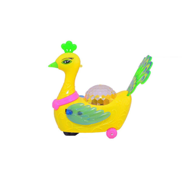 Electric Peacock Light And Music Toy For Kids - Image 3