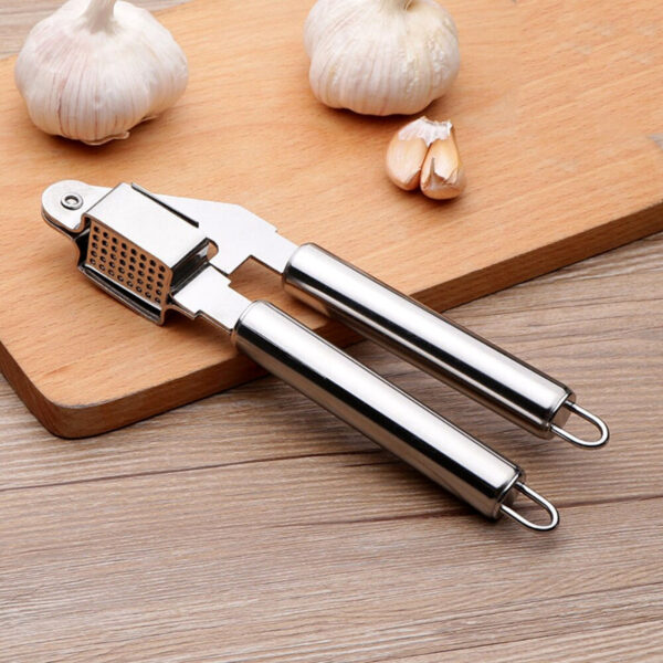 Eco-Friendly Stainless Steel Manual Operate Garlic Press - Image 2