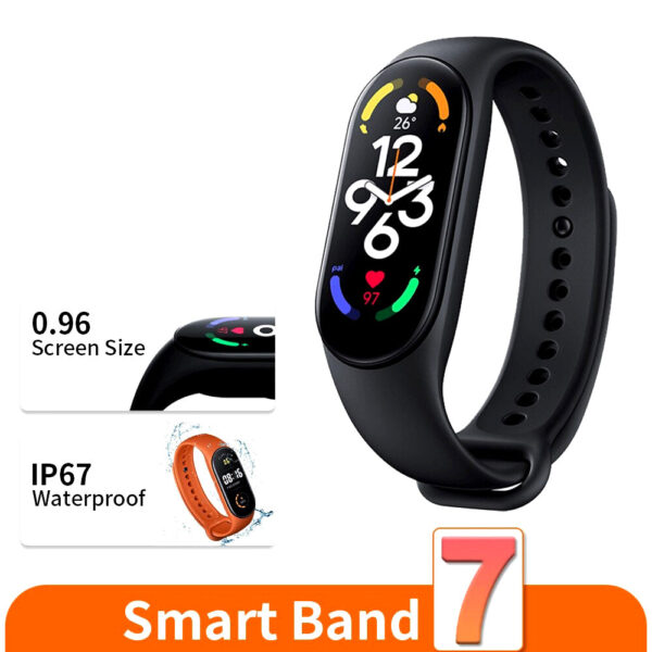 M7 Waterproof Ip67 Smart Fitness Band With Heart Rate Sleep Monitoring Sports Mode - Image 4