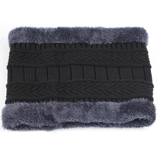 2pcs Ski Cap and Scarf Set Cold Warm Winter Hat for Women Men Knitted Bonnet Warm Cap - Image 6