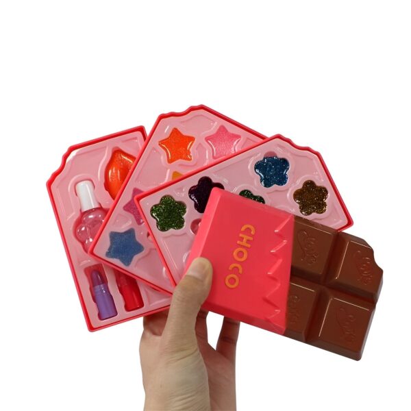 Exquisite Girls Pretend Play Chocolate Cosmetic Makeup Set - Image 4