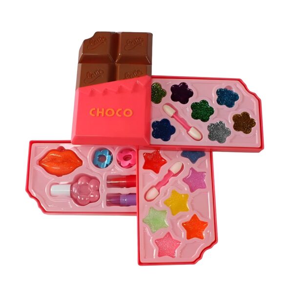 Exquisite Girls Pretend Play Chocolate Cosmetic Makeup Set - Image 2