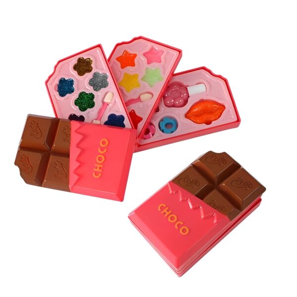 Exquisite Girls Pretend Play Chocolate Cosmetic Makeup Set - Image 3