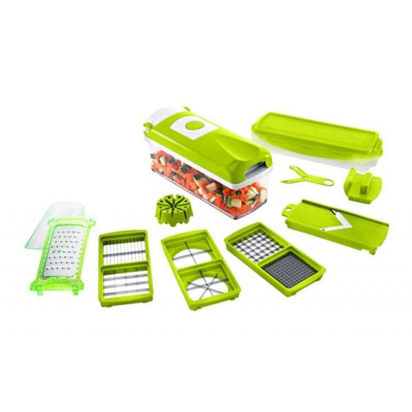 12pcs Set Nicer Dicer Plus Multi-Function Kitchen Tool Vegetables Fruits Dicer Food Slicer Cutter - Image 8