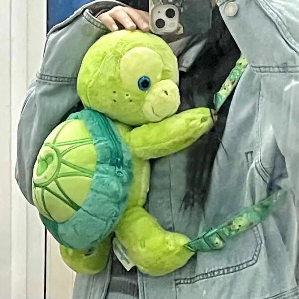 Baby Sea Tortoise Turtle Stuffed Animal Super Soft Cute Plush Children’s Doll Kindergarten Backpack | Bag For Kids – 30cm - Image 2