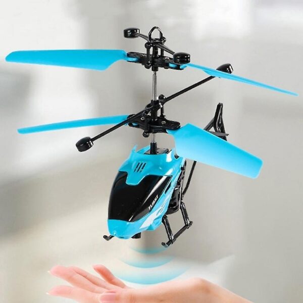 Rechargeable Flying Hand Sensor Control Helicopter | Sensing Flight With Lights, Remote-controlled Aircraft, Withstanding Impact And Playing (random Color) - Image 12