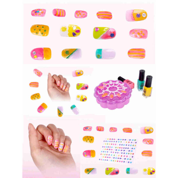 Nail Art Studio Girl’s Creator Fabulous Decorator Sparkling Nail Set - Image 6