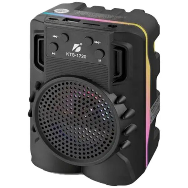 KTS-1720 Mini Portable 3-Inch Wireless Bluetooth Speaker with High Quality Sound and LED Disco Lights - Image 11