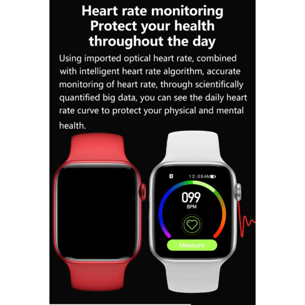 T55 + Smart Watch Series Full Touch Ecg Waterproof Heart Rate Fitness Tracker 44Mm Smartwatch - Image 5